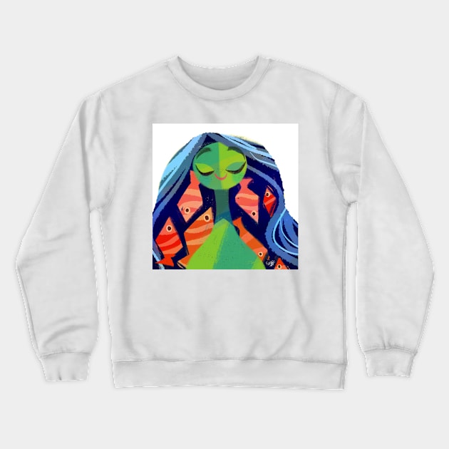 Mother Nature Crewneck Sweatshirt by ColorMeow